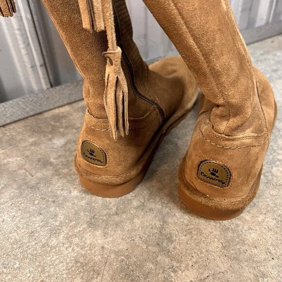 BEARPAW Boots TRACY Suede Leather Sz9 Knee-High Boot w/ NeverWet water resistant - Picture 5 of 8